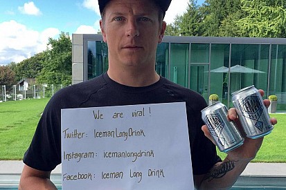 Kimi Raikkonen vira garoto-propaganda de bebida alcoólica