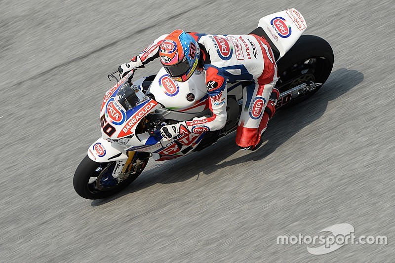 Une moto entièrement réassemblée pour Michael Van der Mark