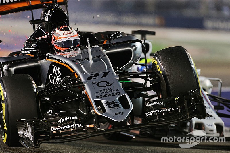 Hulkenberg acepta la culpa por el incidente con Massa