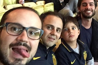 "Monegasco", Massa torce por Mônaco ao lado da família