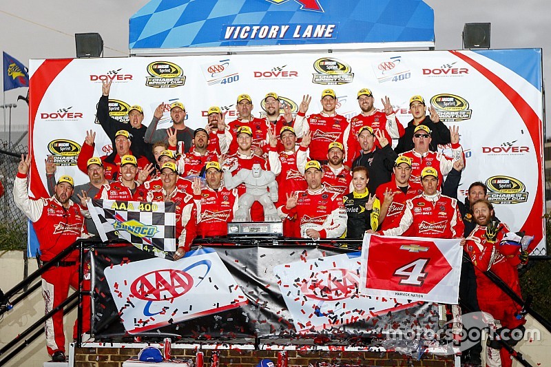 Harvick gana la tercera ronda del Chase