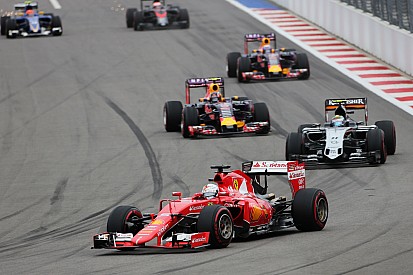 Vettel dice que el rebase a Pérez fue "fundamental"