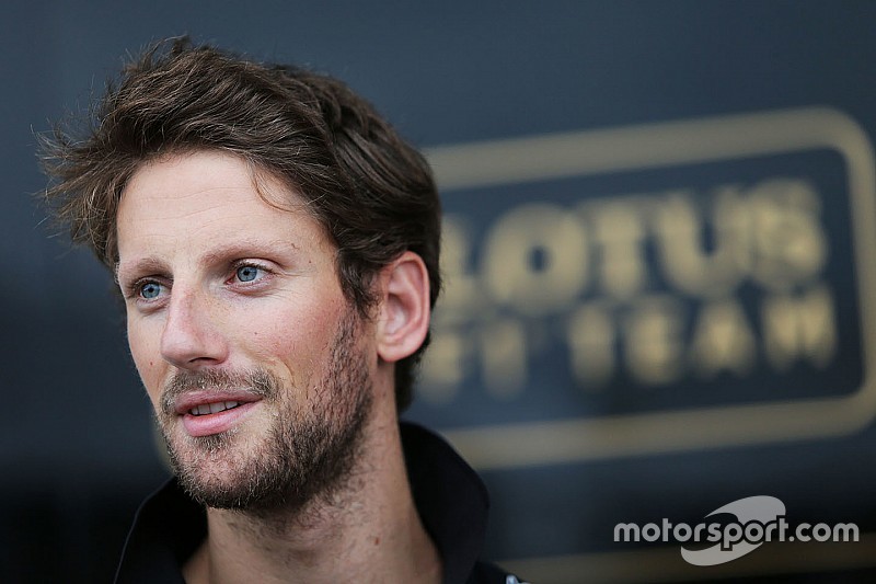 Formel-1-Fahrer Romain Grosjean fährt beim Race of Champions