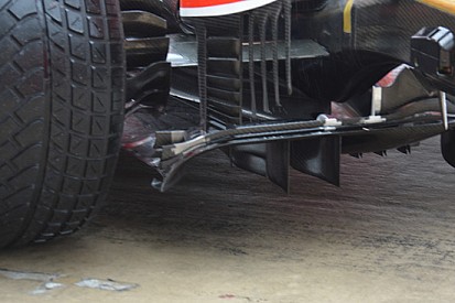 Ferrari: il "ricciolo" del diffusore nel punto nevralgico