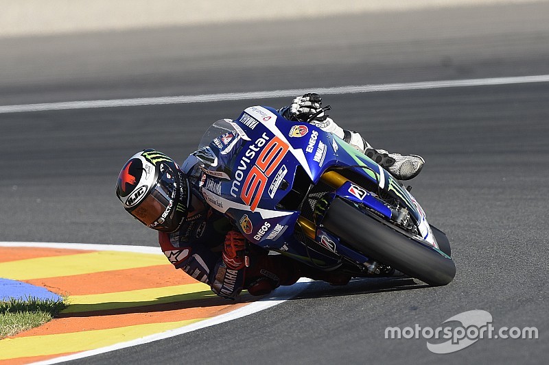 MotoGP-Finale: Jorge Lorenzo auf Pole, Valentino Rossi stürzt