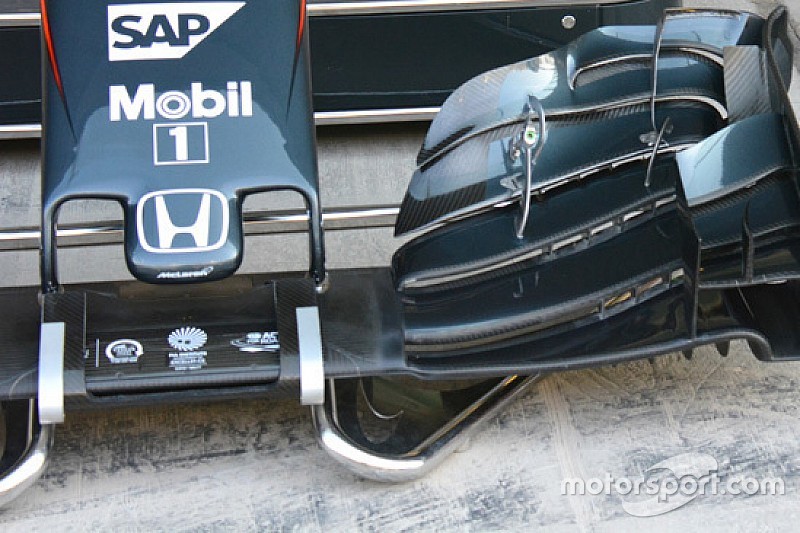 McLaren: flap a corda maggiorata sull'ala anteriore