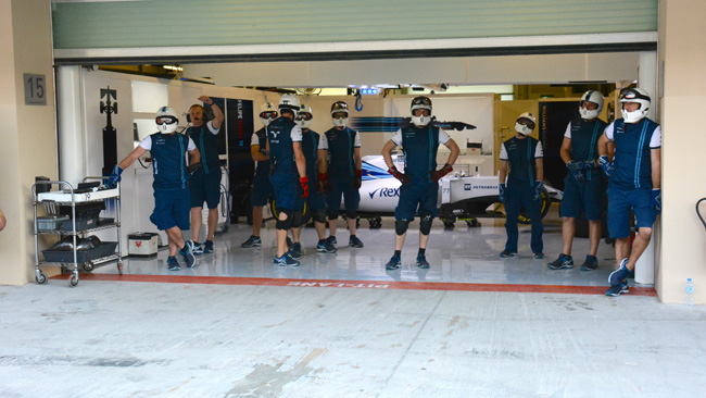 Williams: pit stop in assetto da gara già al giovedì