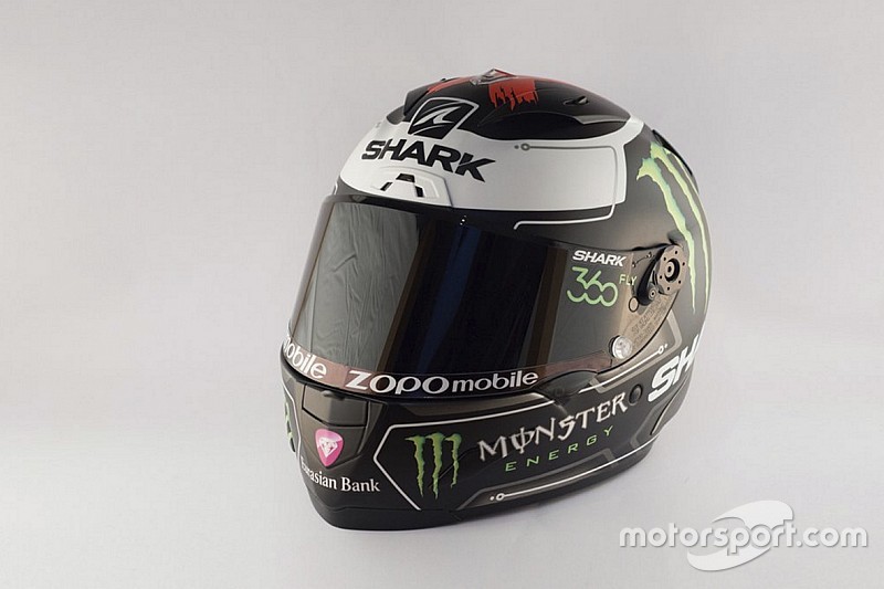 Lorenzo presenta su nuevo casco para la temporada 2016