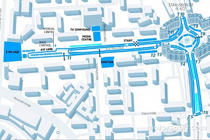 Formule E-race Berlijn heeft nieuwe locatie