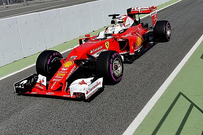 Formel-1-Test in Barcelona: Vettel und Ferrari auch am zweiten Tag vorn