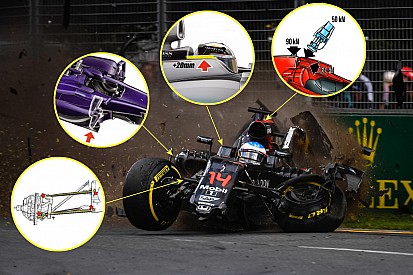 Análisis: Los avances de seguridad que salvaron la vida de Alonso