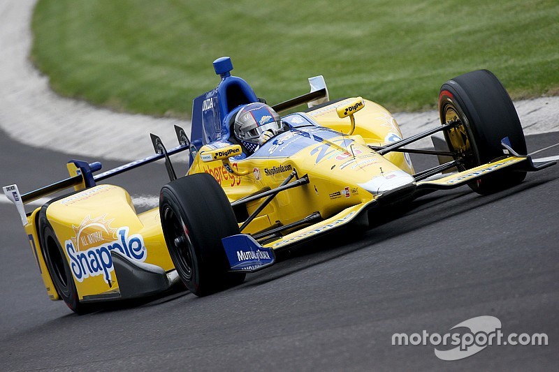 Marco Andretti marcó el mejor tiempo en Indianápolis