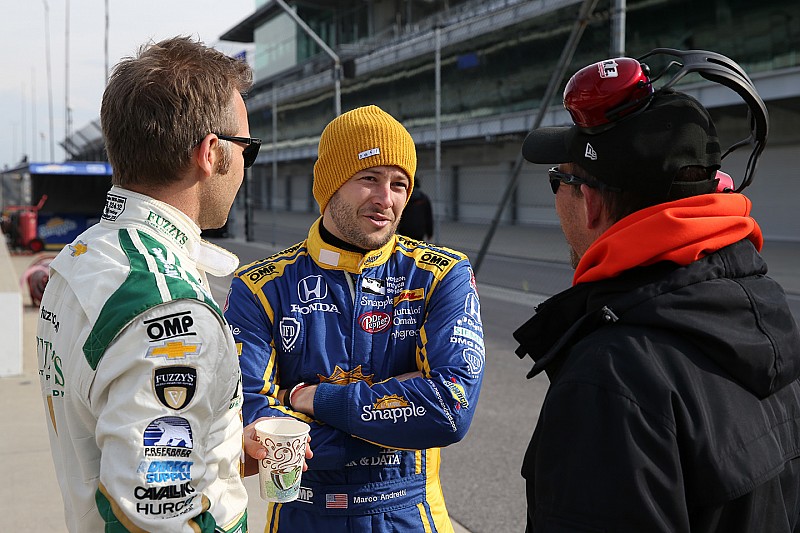 Marco Andretti topt test in Indianapolis