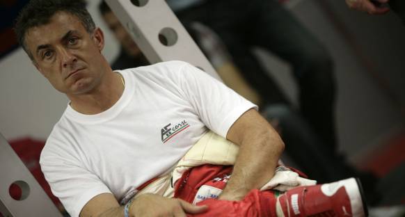 Alesi'den Grosjean'a moral destek