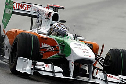 Almanya Grand Prix Cuma 1. antrenmanları - Sutil 1.1 saniye fark attı