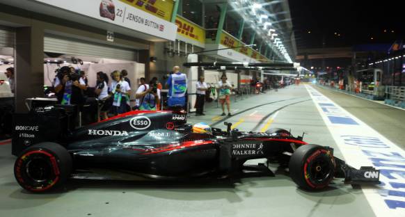 Singapur GP Cumartesi Antrenmanları Canlı Yayın