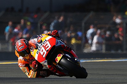 Marquez solide derde in Le Mans, Pedrosa zakt weg