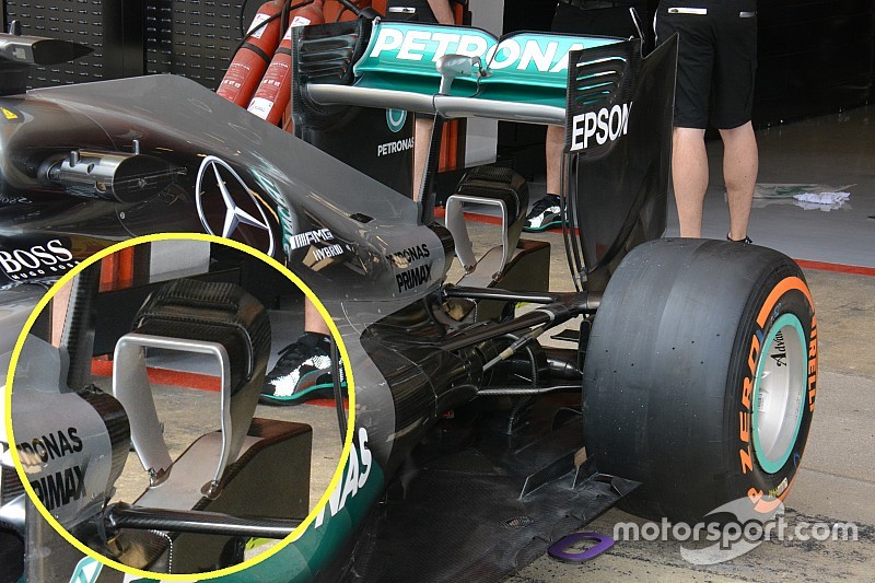 Mercedes: il monkey seat adesso è formato da tre elementi