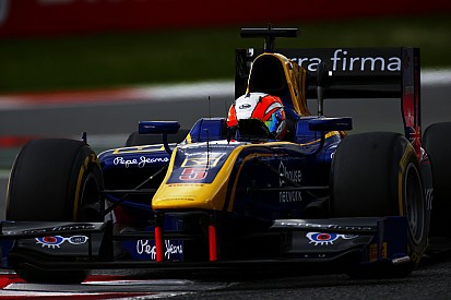 Barcelona GP2: Lynn pakt sprintzege, zware klapper Giovinazzi