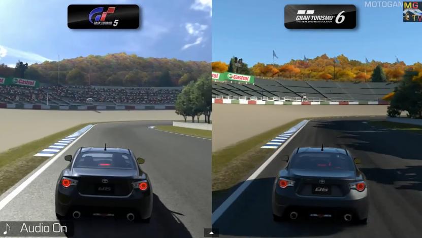 Gran Turismo 5 Vs. Gran Turismo 6 - Toyota GT86