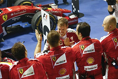 A Ferrari elnöke nagyon elégedett: Vettel igazi bajnok, Räikkönent pedig jó a dobogón látni!