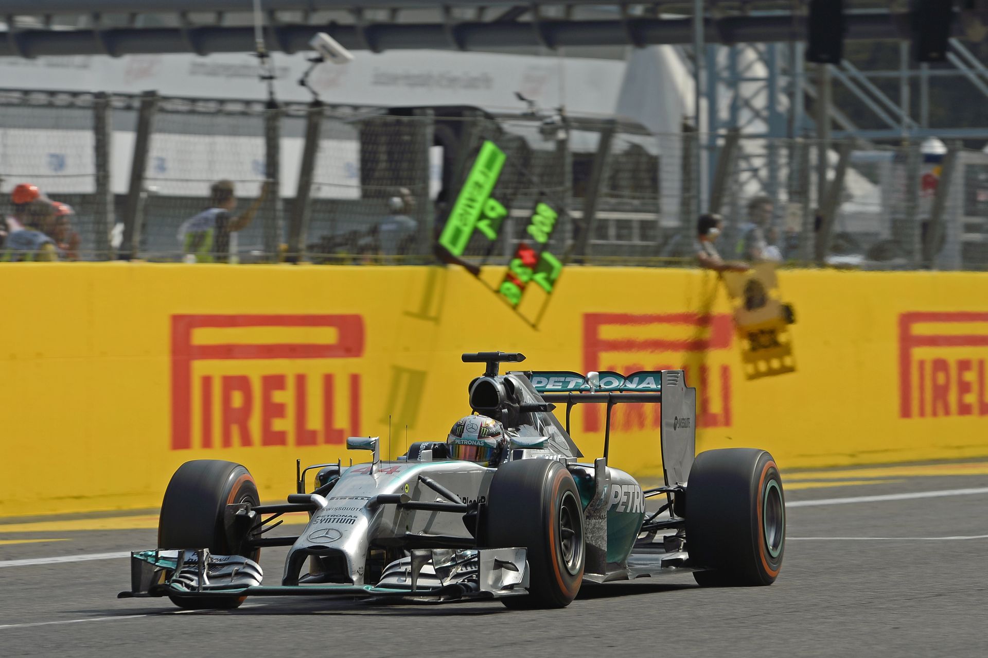 Olasz Nagydíj 2014: Hamilton volt a leggyorsabb a versenyen