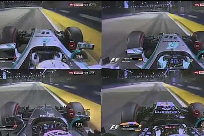 Egy igazi finomság a Szingapúri Nagydíj időmérő edzéséről: Hamilton Vs. Rosberg Vs. Button Vs. Pérez onboardok, egyszerre!