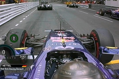 Exkluzív felvételek Vettel rajtjának pillanatairól: Monacói Nagydíj 2014