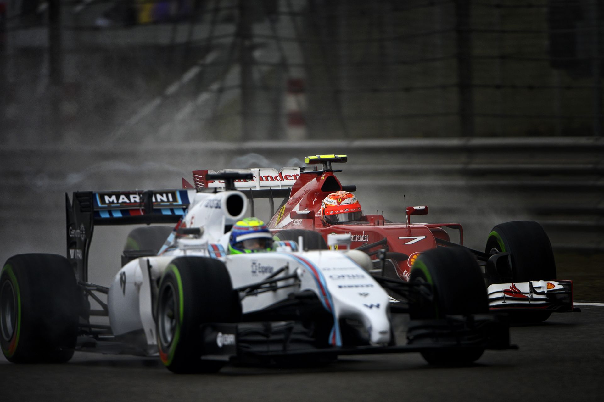 Kínai Nagydíj 2014: Így nyomta Raikkönen az esős időmérő edzésen
