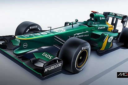Így nézhet ki a Caterham 2014-es F1-es autója: Kobayashi új gépe?