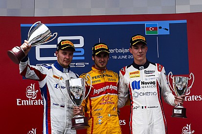 Giovinazzi venció en una caótica primera carrera en Bakú