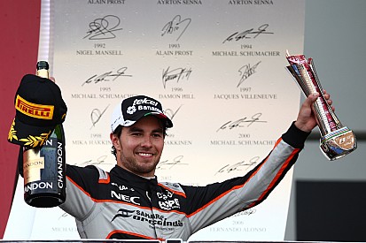 "Checo" Pérez empata los siete podios de Pedro Rodríguez