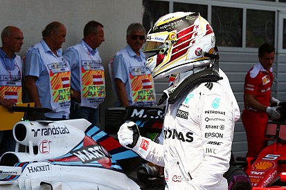 De startopstelling voor de Grand Prix van Oostenrijk