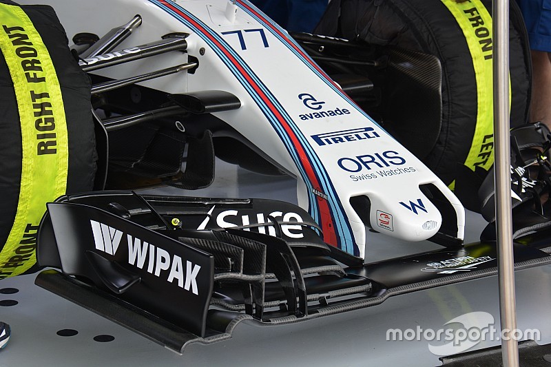 Технічний брифінг: носовий обтічник і переднє антикрило Williams FW38