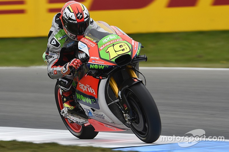 Le Aprilia RS-GP avranno un nuovo forcellone per il GP di Germania