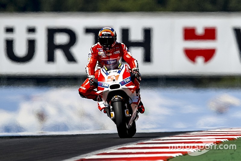 Michele Pirro sulla terza Ducati Desmosedici GP ufficiale al Red Bull Ring