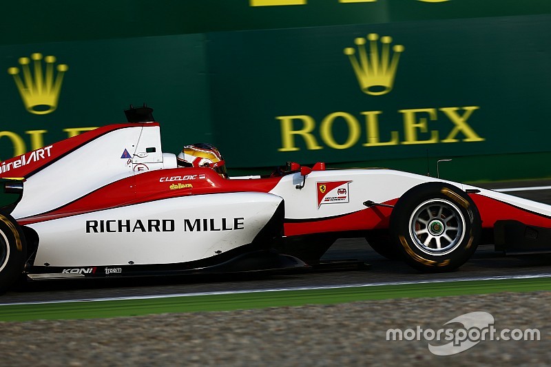 GP3 Monza: Leclerc op pole, De Vries P9