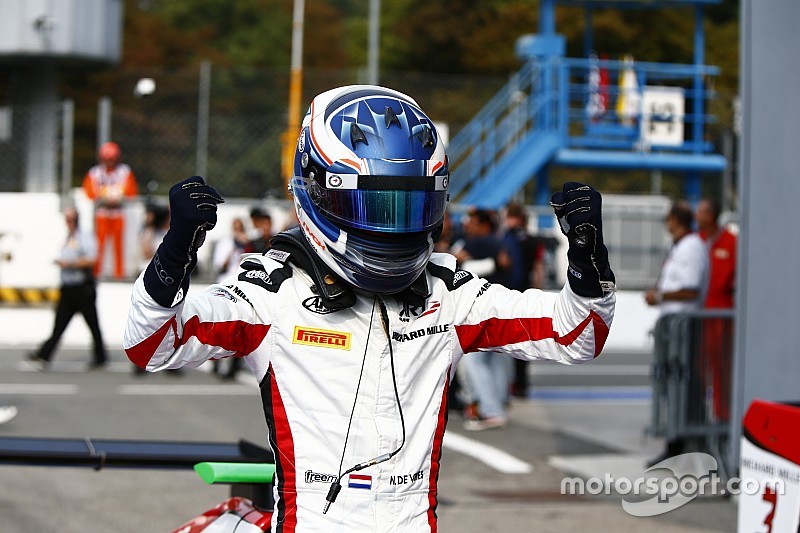 De Vries na eerste overwinning in GP3: “Eindelijk”