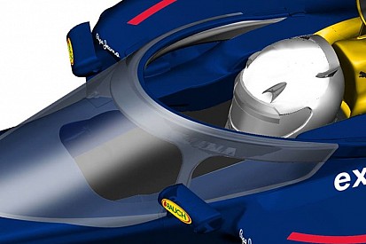 Itt az első "fotó" a Red Bull-féle Halóról: szépen tükröződik a plexi a garázsban