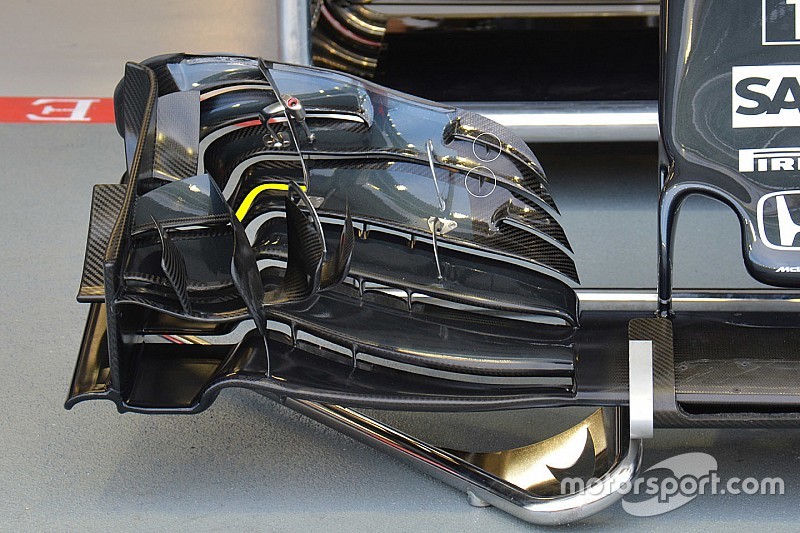 Tech update: McLaren voorvleugel