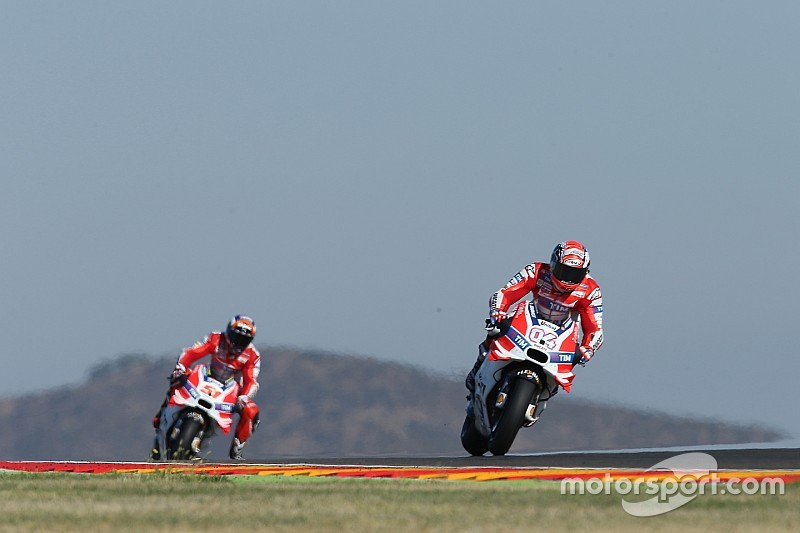Dovizioso blij met vierde startplek in Aragon, Pirro teleurgesteld
