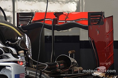 Haas F1 – Dupla hullámos hátsó szárny