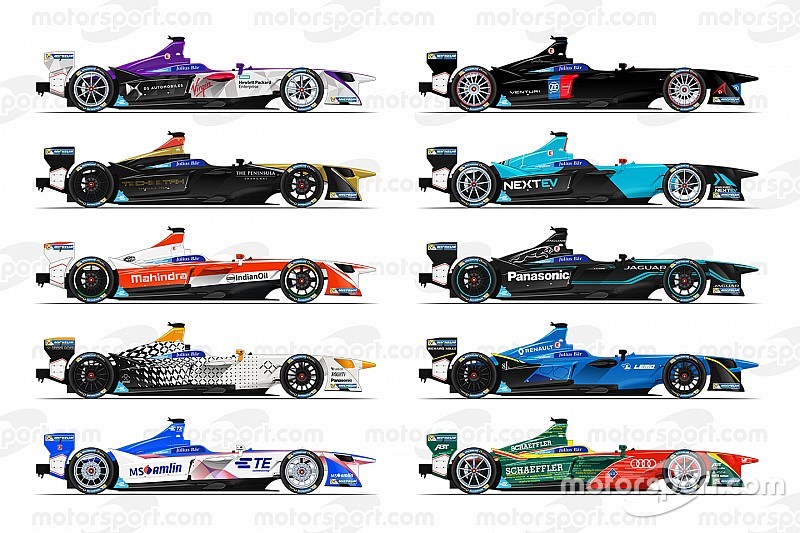 Fotogallery: le nuove livree delle monoposto di Formula E