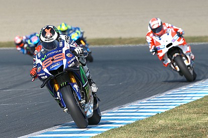 MotoGP test op Phillip Island met berichtensysteem via dashboard