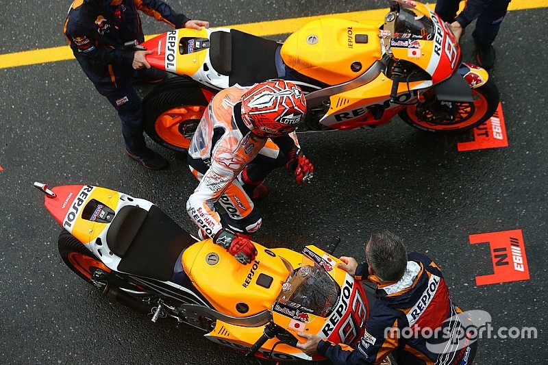 Márquez teste le changement de moto version 2017