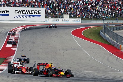 In beeld: Max Verstappen in Texas