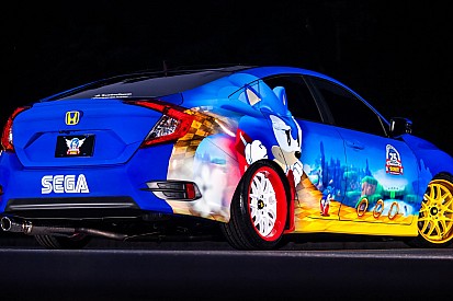 Photos - Une Honda Civic aux couleurs de Sonic !