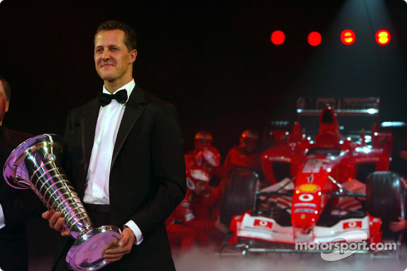 Чемпіон світу Міхаель Шумахер, Жан Тодт і Ferrari F2003 GA