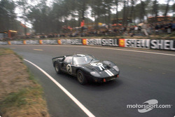 Ford's first win in the 24 Hours of Le Mans, 1966: the winning Ford GT-40 Mark II driven by Bruce Mc