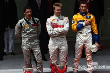 Alvaro Parente, Racing Engineering, Davide Valsecchi, Team Air Asia and Luca Filippi, Super Nova Racing